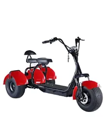 MegaWheels 60V Coco Harley 3 Wheels Velocipede Trike - Red