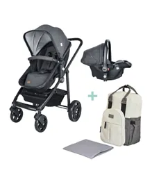 Moon Tres 3 in 1  Travel System  + LUCA Diaper Backpack