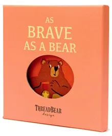 ThreadBear Design As Brave as a Bear Rag Book - 6 Pages