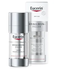 Eucerin Hyaluron Filler Night Peeling & Serum - 30mL