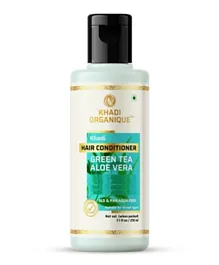 Khadi Organique Green Tea Aloe vera Hair Conditioner - 210ml