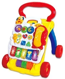 Little Angel Baby Activity & Learning Walker With Music - Red & Yellow