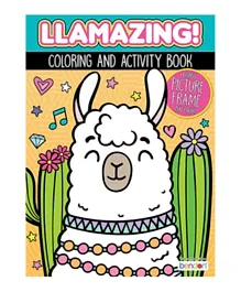 Llamazing Coloring & Activity Book - English