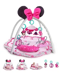Bright Starts Disney Baby Minnie Mouse Garden Fun Activity Gym Play Mat with Melodies
