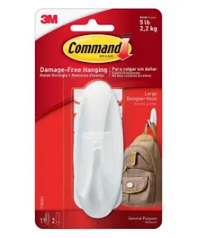 Command Designer Large Hook And Strips - 3 Pieces