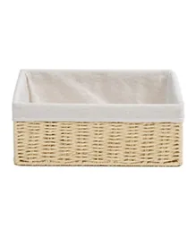 Homesmiths Storage Basket Natural with Liner - Small