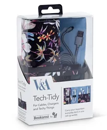 IF V&A Bookaroo Tech-Tidy - Kilburn Black Floral