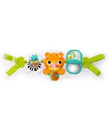 Bright Starts Take Along Carrier Toy Bar - Green