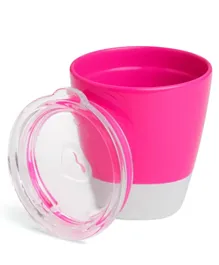 Munchkin Splash Cup with Trainer Lid Pack of 2 - Pink & Purple
