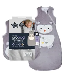 Tommee Tippee The Original Grobag Baby Sleep Bag 1 Tog Ollie the Owl - Grey
