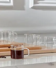 HomeBox Sip Savor 6-Piece Glass Mug Set