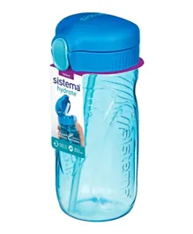 Sistema Tritan Quick Flip Water Bottle Blue - 520mL