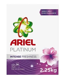 Ariel Platinum Automatic Intense Freshness Laundry Powder Detergent - 2.25 kg