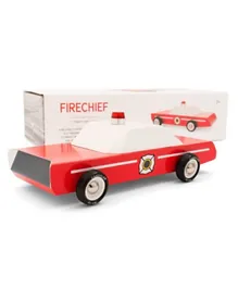 Candylab Wooden Fire Chief - Red