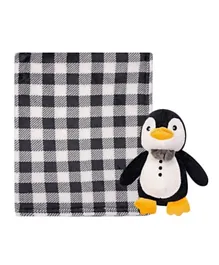 Hudson Baby Plush Blanket and Toy - Penguin