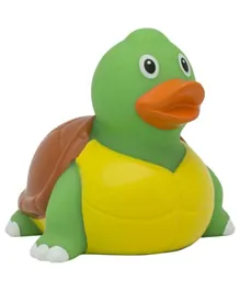Lilalu Turtle Rubber Duck Bath Toy - Green and Yellow