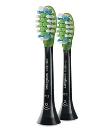 Philips Sonicare W3 Premium White Standard Sonic Toothbrush Heads HX9062/96 - Black