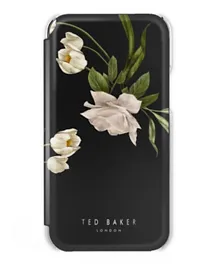 Ted Baker Iphone 14 Pro Max Mirror Folio Case Elderflower - Black