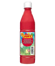 Jovi Liquid Poster Paint Bottle Vermillion Red - 500ml