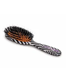 Rock & Ruddle Wedges Small Hairbrush - Black & White