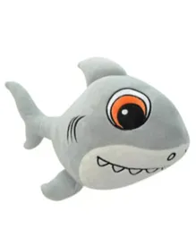 Wild Planet Cute Friends Plush Toy Cesar The Shark - Grey
