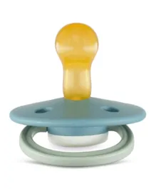Rebael Fashion Natural Rubber Round Pacifier - Rainy Pearly Dolphin