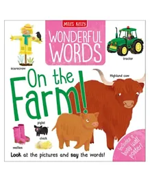 مايلز كيلي - كتاب الكلمات الرائعة عن المزرعة - غلاف صلب - باللغة الإنجليزية