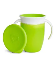 Munchkin Miracle 360° Trainer Cup with Lid 207mL - Green