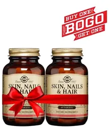 Solgar Skin Nails & Hair 60 Pieces each Bogo 1+1