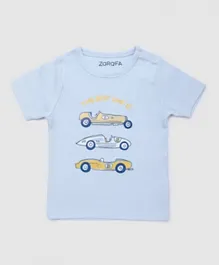 Zarafa Cars T-Shirt - Blue