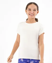 Only Kids Solid Blouse - White