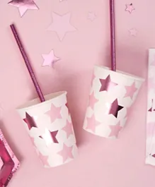 Neviti Little Star Pink Paper Cups - Pack of 8