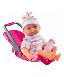 Dollsworld Baby Travel Set Pink - 30 cm