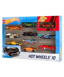 Hot Wheels Basic Car Pack of 10 Die Cast Car 1:64
