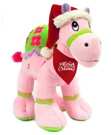 Fay Lawson Camel Pink with Santa Hat and Bandana - 25 cm