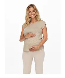 Only Maternity Top - Humus