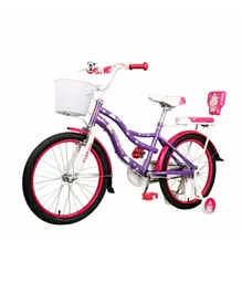Mogoo Princess Kids Bicycle 20 Inch - Purple
