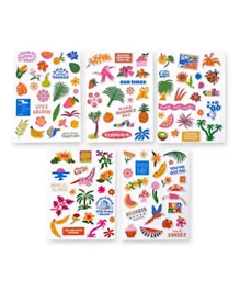 Ban.do Puffy Sticker Set Tropical - Pack of 5