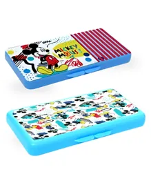 Disney Mickey Mouse Plastic Wipes Dispenser Tub Pack of 2 - Multicolor