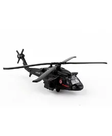 Maisto Fresh Metal Die Cast Fresh Forces Sky Squad 505 Fighting Co Helicopter - Black