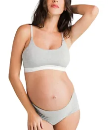 Mums & Bumps Blanqi Soft Essentials Adjustable Maternity & Postpartum Bra - Heather Grey