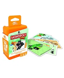 Winning Moves and Games Shuffle Monopoly Junior Card - Orange