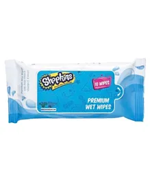 Premium Wet Wipes(Pack of 10 Wipes)-Blue