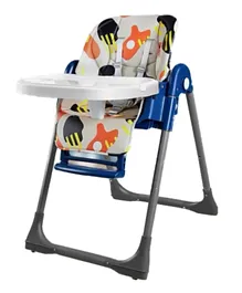 Lovely Baby High Chair Graffiti High Chair - Blue