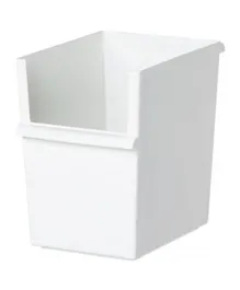 Like It Slim Deep Storage Container - White