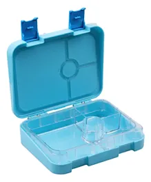 Bonjour Jet Tiff 6/4 Compartment Bento Lunch Box -  Blue