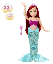 Disney Princess Ariel Doll Playdate Blue Purple - 32 Inches