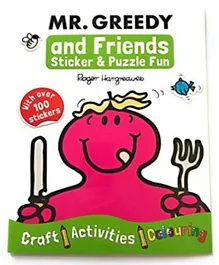 Mr. Greedy and Friends Sticker & Puzzle Fun Paperback - 14 Pages