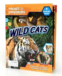 Phidal Wild Cats Pocket Explorers Book - English