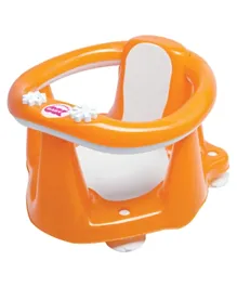 OK Baby Flipper Evolution Bath Seat With Slip Free Rubber - Orange